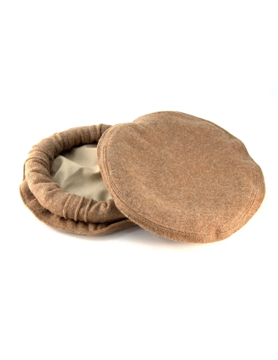 Afghan Pakol Hat - Light Brown