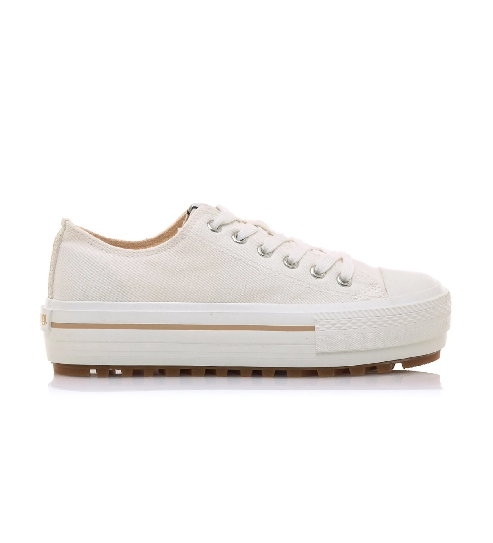 Bigger-T white platform sneakers - Platform height 4.5cm