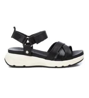 Black Leather Sandals 161480