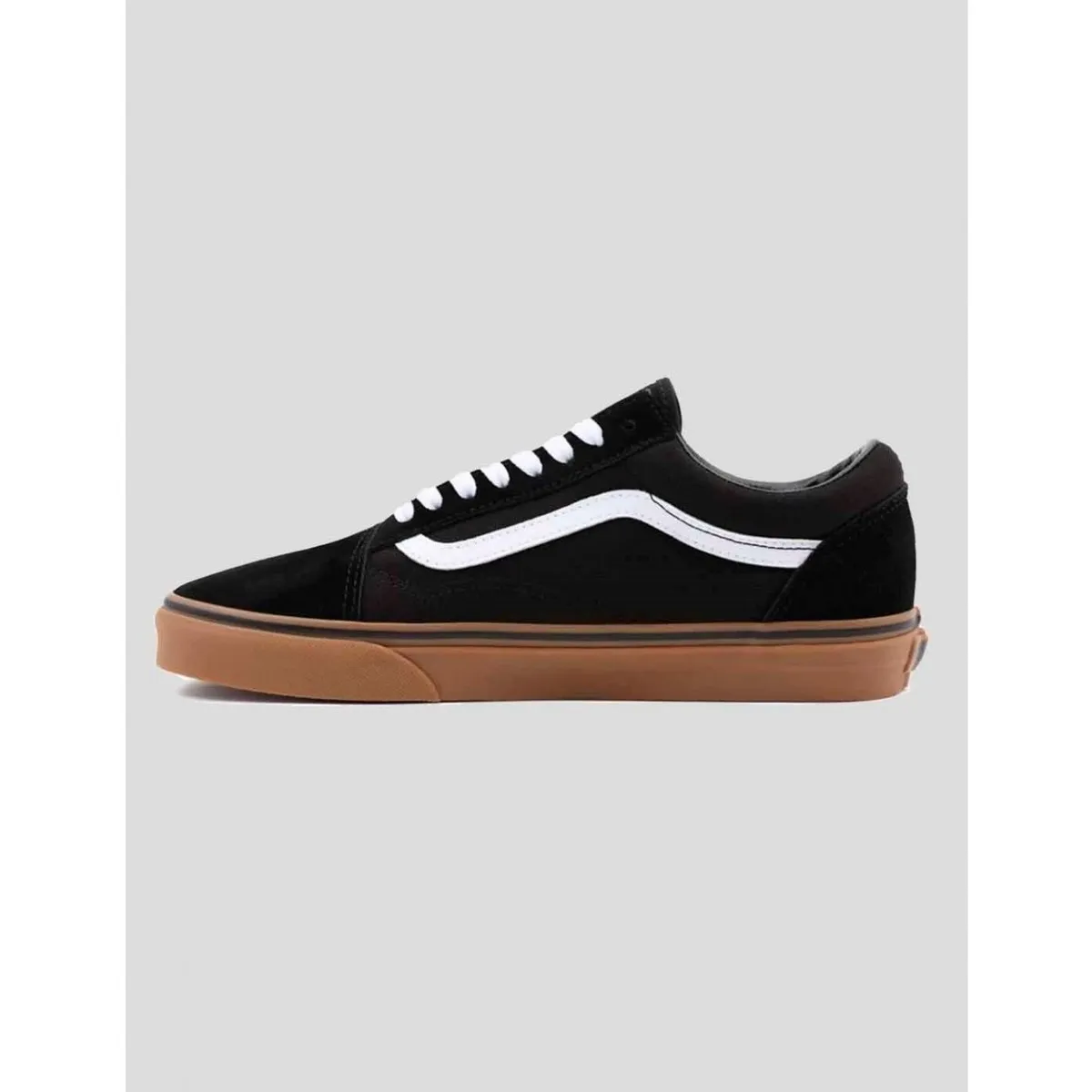 Black/Gum Skate Shoes - Old Skool Style