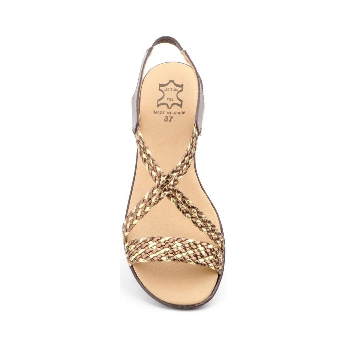 Brown Leather Women's Sandals