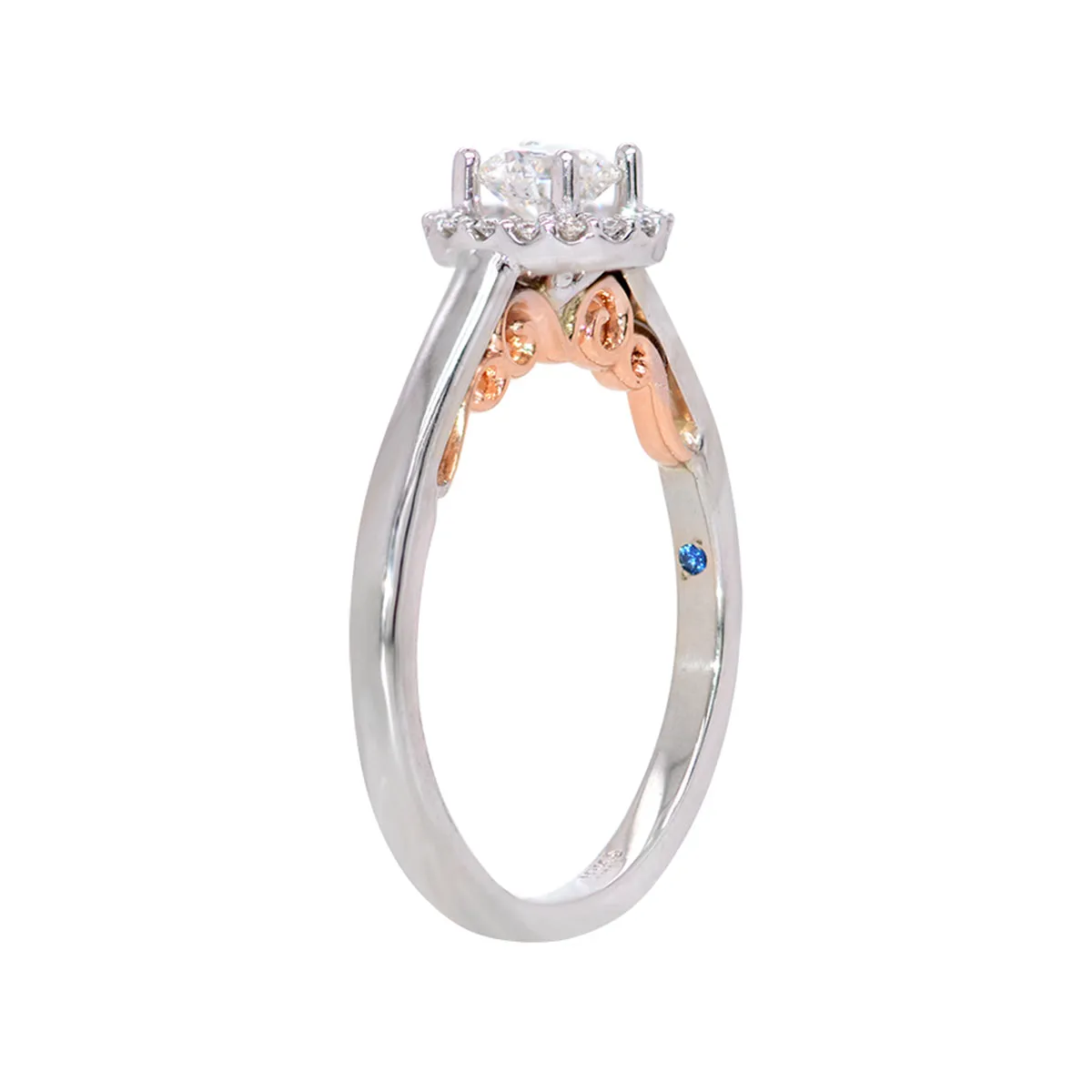 Engagement Ring CINDERELLA I - 18k Gold Combination.