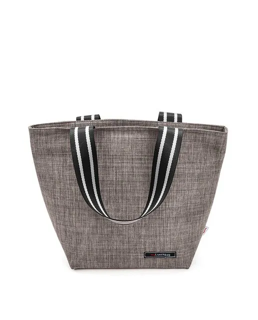 Gray Jaspe Lunchbag Tote