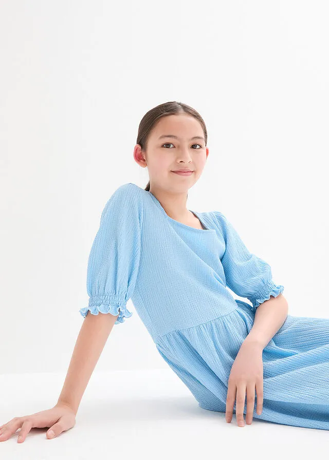 Light Blue Knit Dress