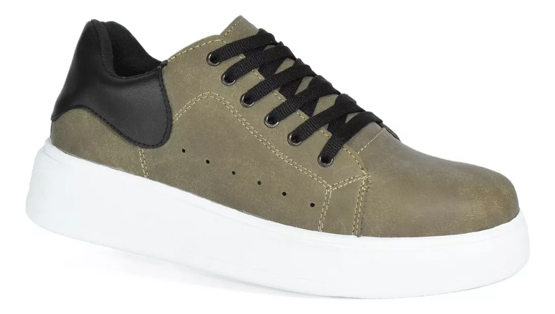 Men's Urban Platform Comfortable Sneakers Wholesale X6 642 Silver