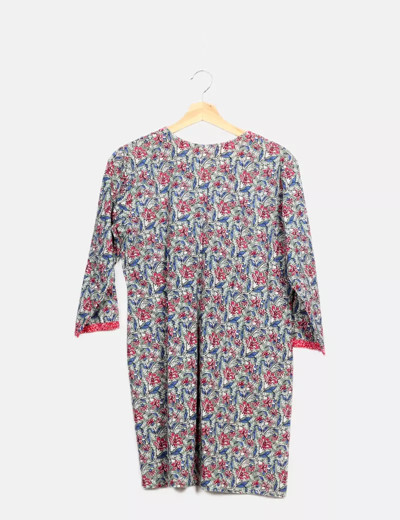 Multicolored Printed Tunic.