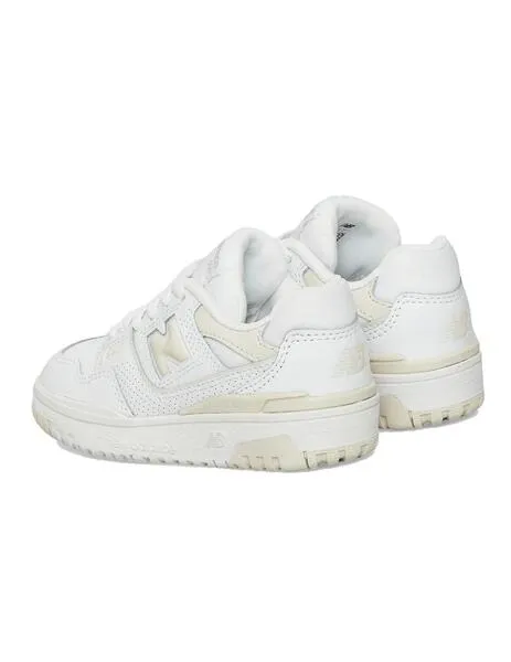 New Balance PSB550BK Kids' White Beige Shoes