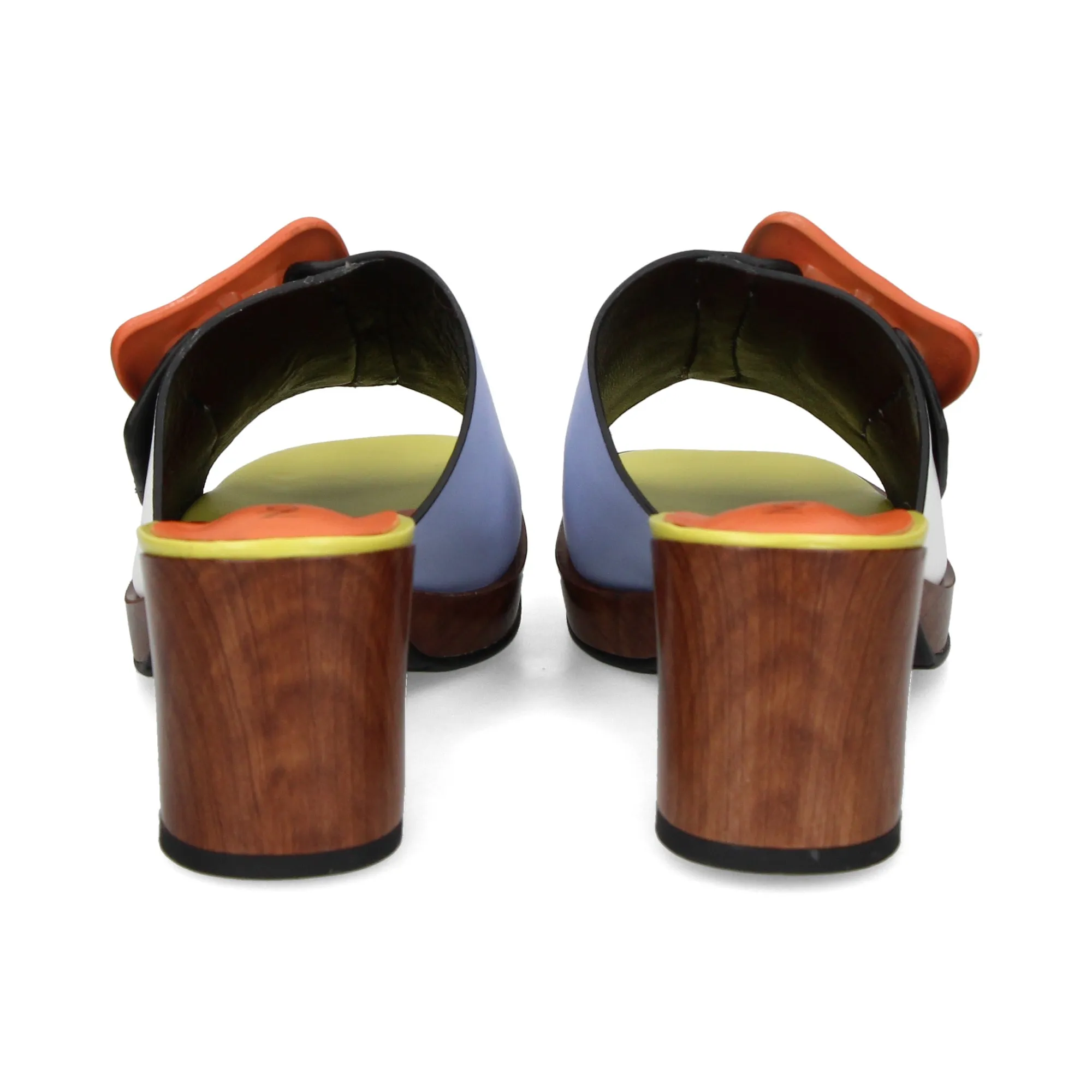 NOA HARMON Women's Multicolor Blue Platform Sandals