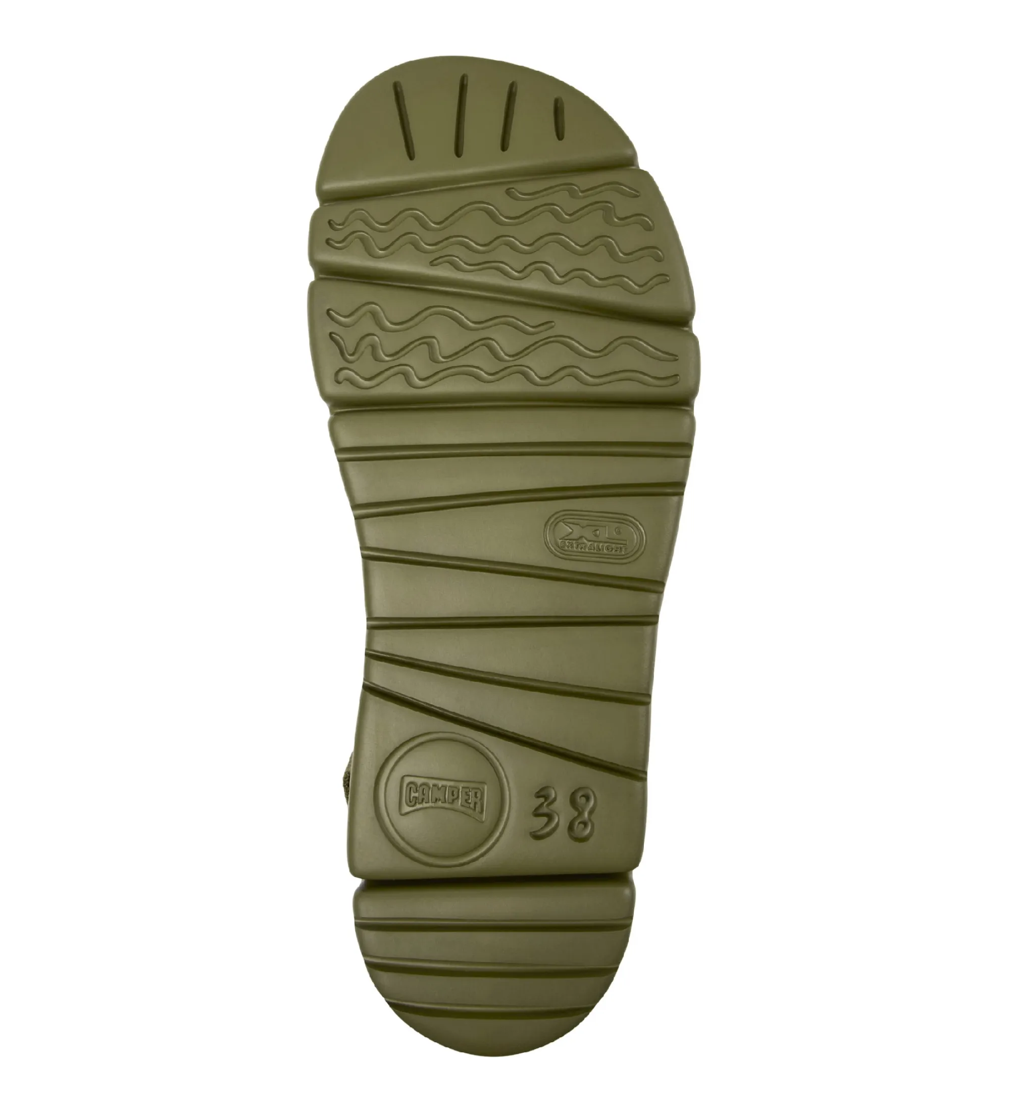Oruga Sandals Piel Verde