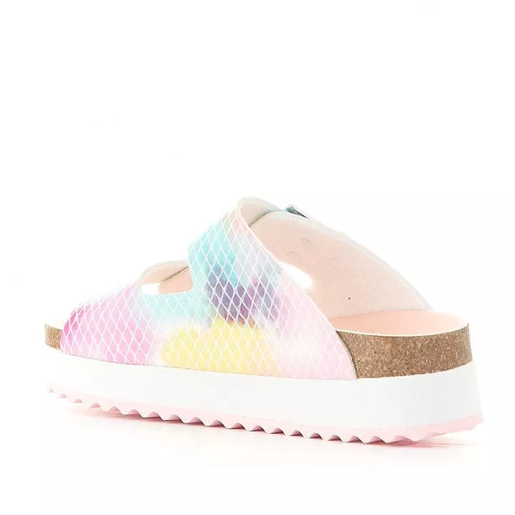 Pablosky bio multicolor platform sandals