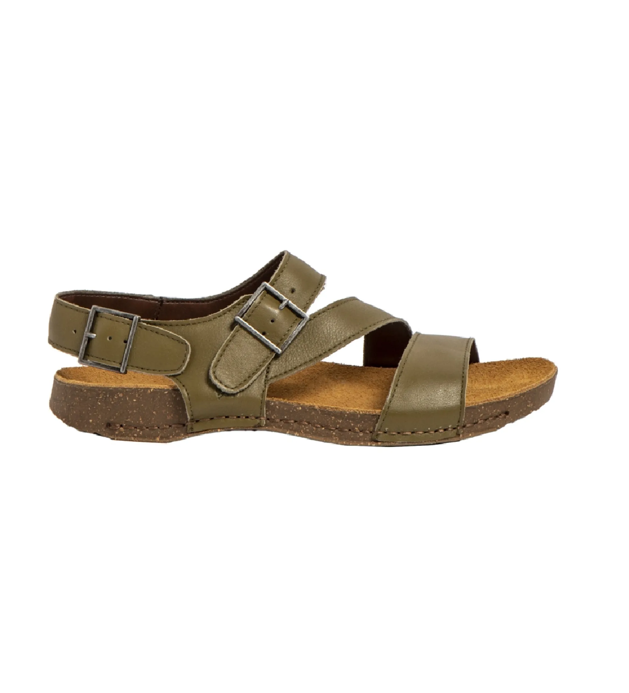 Piel sandals green I Breathe 0999