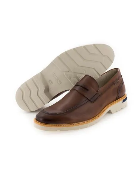 pikolinos brown leather m9j-3140 moccasins
