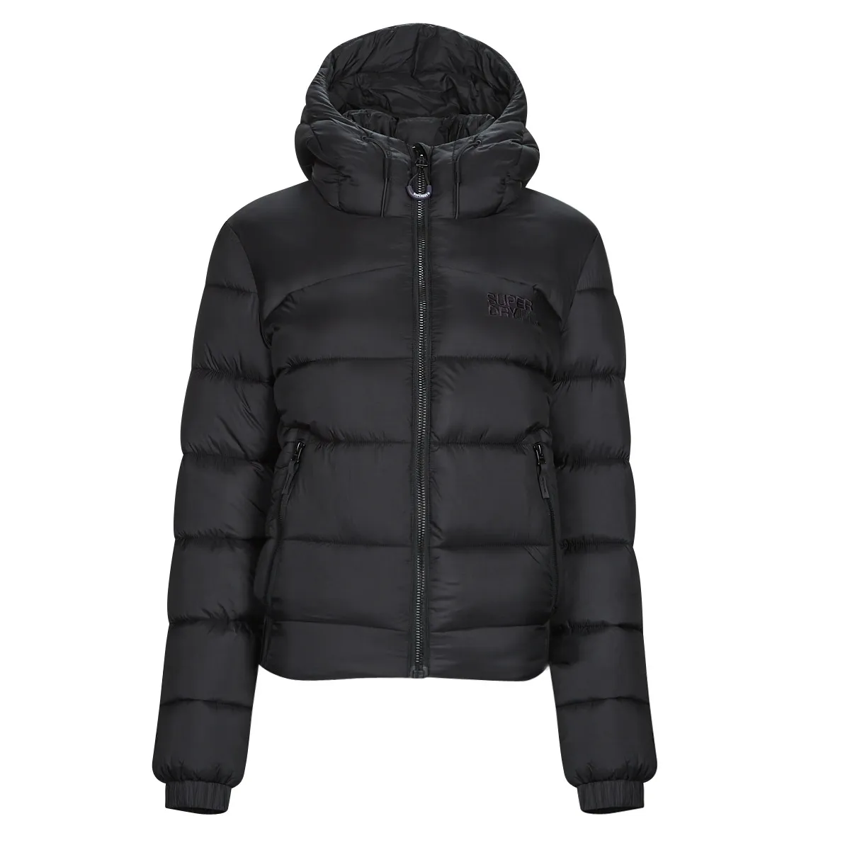 Puffer bomber jacket for sports.