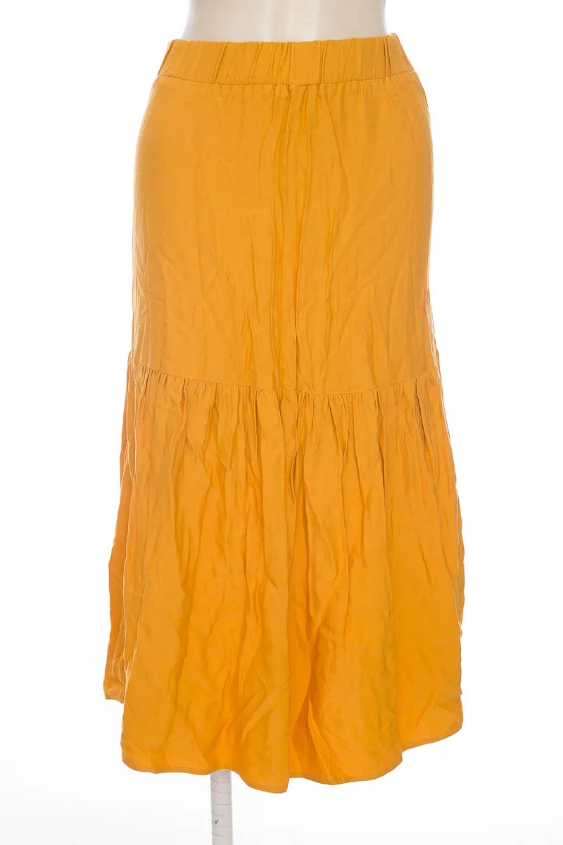 RAGGED Mustard Yellow Skirt