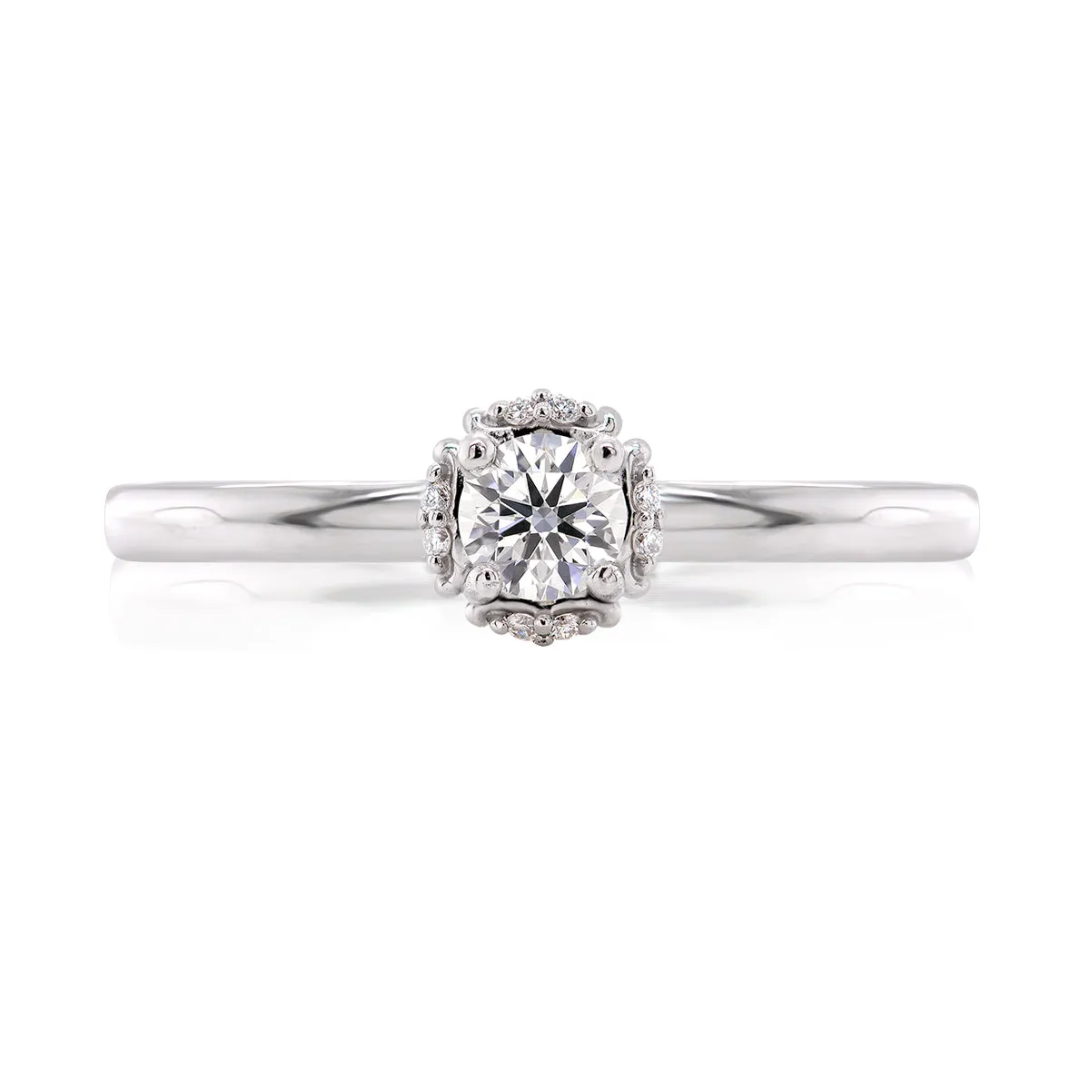 Romanza Fiorella White 18k Gold Engagement Ring