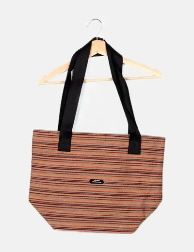 Skunkfunk brown striped bag