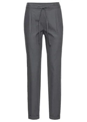 Smoky Gray Linen Pants.