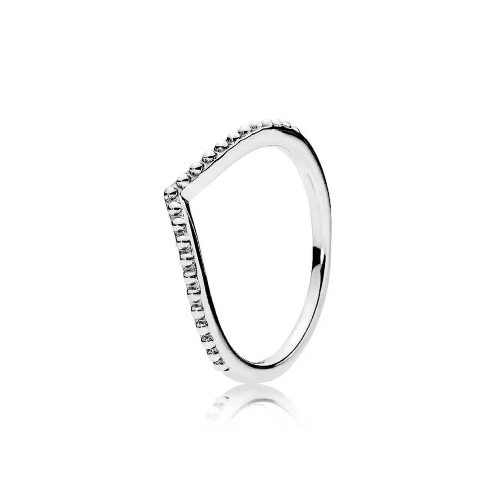 Sterling Silver Sparkling Wish Ring Size 54